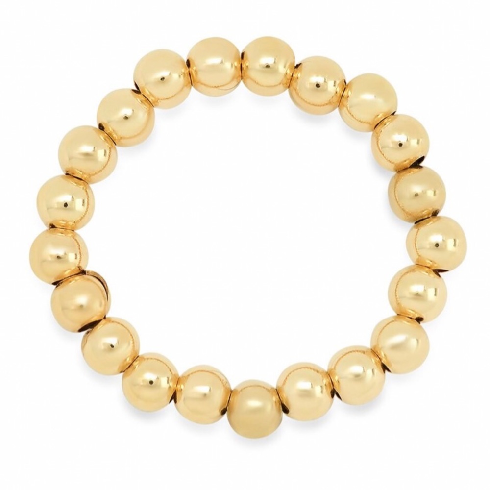 Gold beaded ring